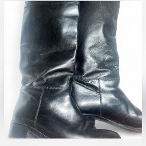 Black Leather Boots